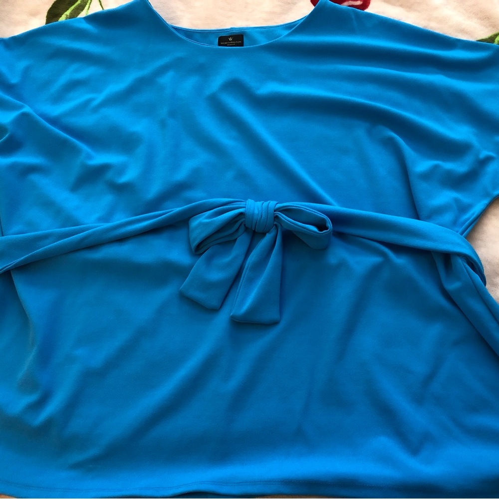Blue Worthington Women’s Plus 3X Blouse